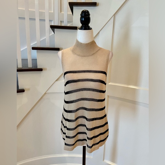 LAST CHANCE! 3/$50 Striped Fine Knit Tank Sweater *3/$50 PLUS REDUCED SHIPPING* - Picture 3 of 9